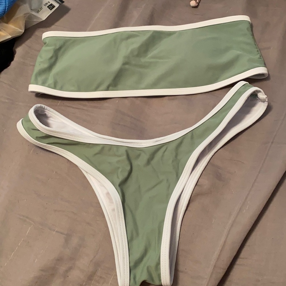 Strapless bikini. Size small. Worn once
